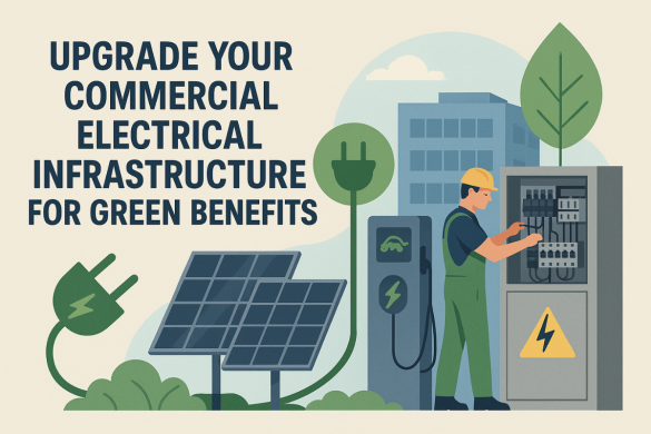Upgraded Commercial Electrical Instructure - Go Green America TV - upgraded electrical infrastructure on a commercial building